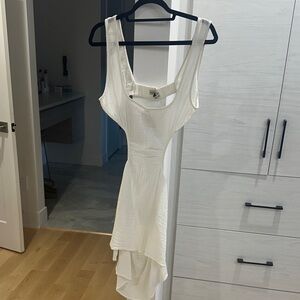 Abercrombie & Fitch White Backless Dress